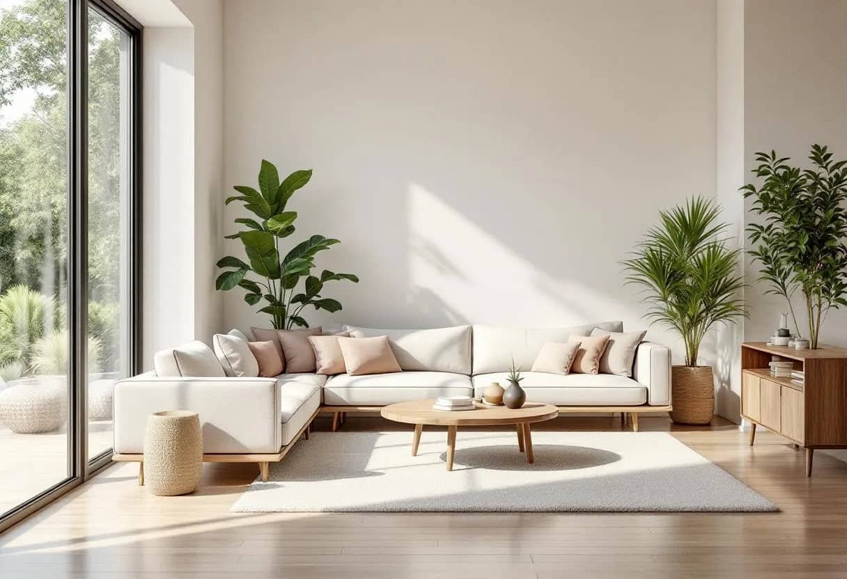 AI room design transformation 3 - before and after interior design using artificial intelligence