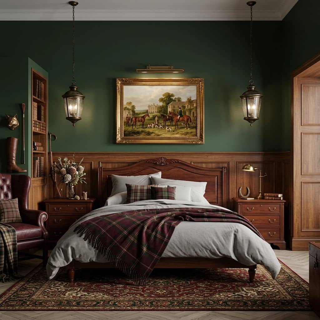 English Manor AI room design style