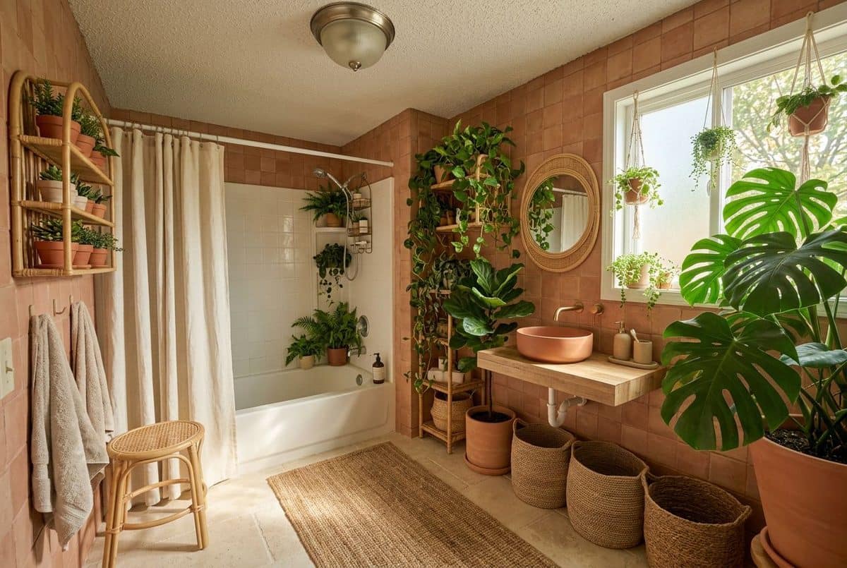 Botanical Greenhouse AI room design style