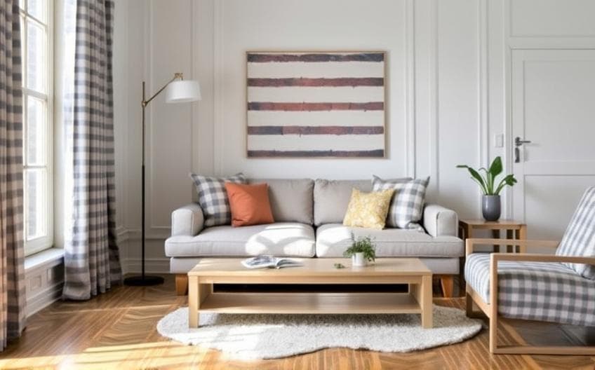 Modern Minimalist AI room design style