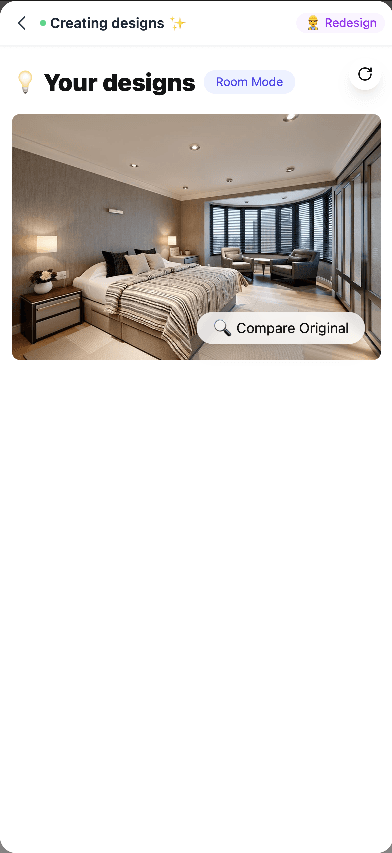 AI Room Design Get Your Design Roadmap - Step 4
