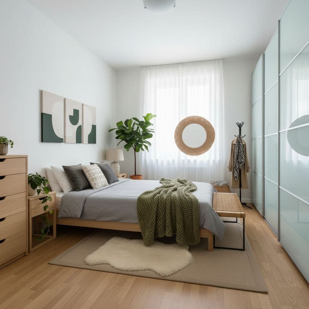 Enhanced Modern AI room design style
