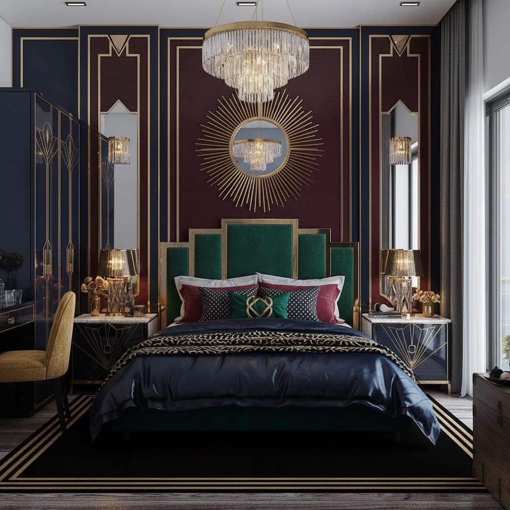 Art Deco AI room design style