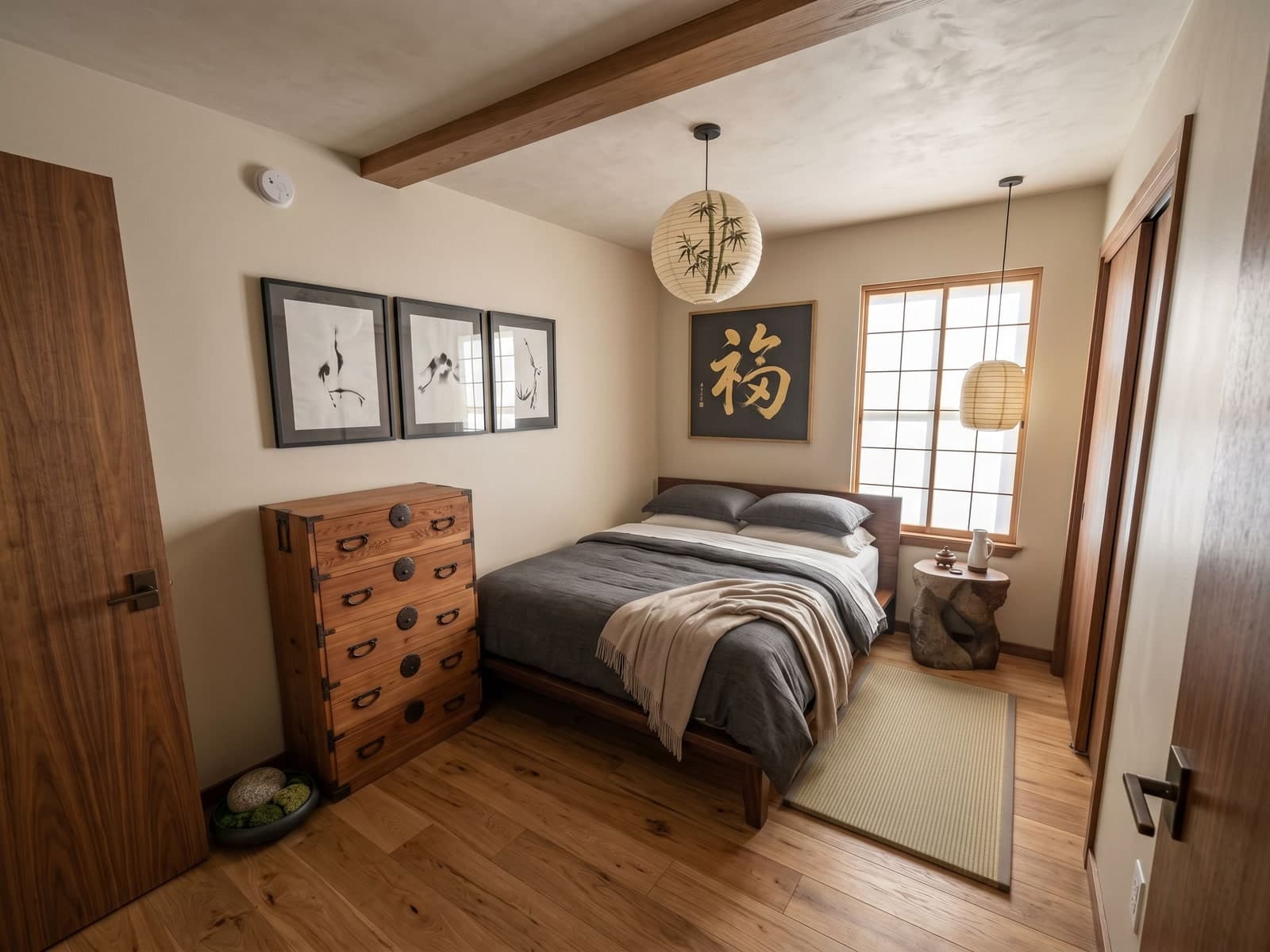 Asian Zen interior design style preview