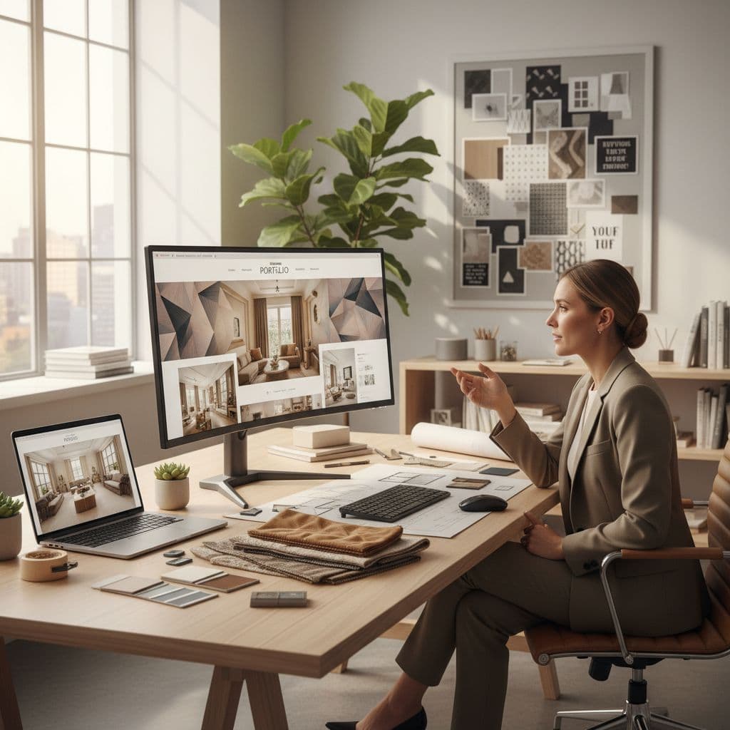 Image for Interior Designer Website: Complete Guide to Creating a High-Converting Portfolio Site (2025)
