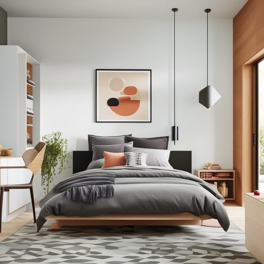 Playful Modern interior design style example