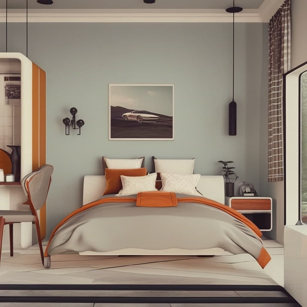 Retro Future 2.0 interior design style example