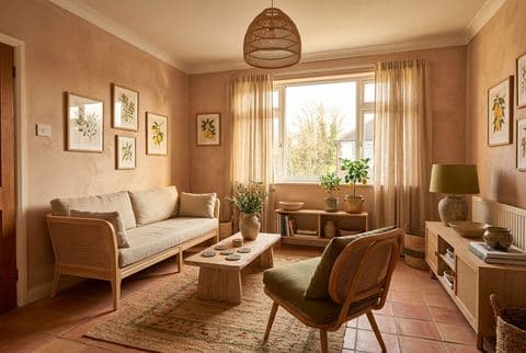 Sunwashed Terracotta interior design style example
