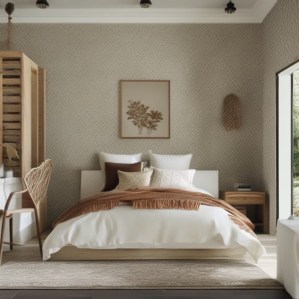 Textile Rich interior design style example