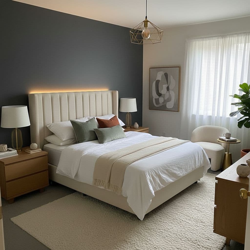 Scandinavian AI room design style