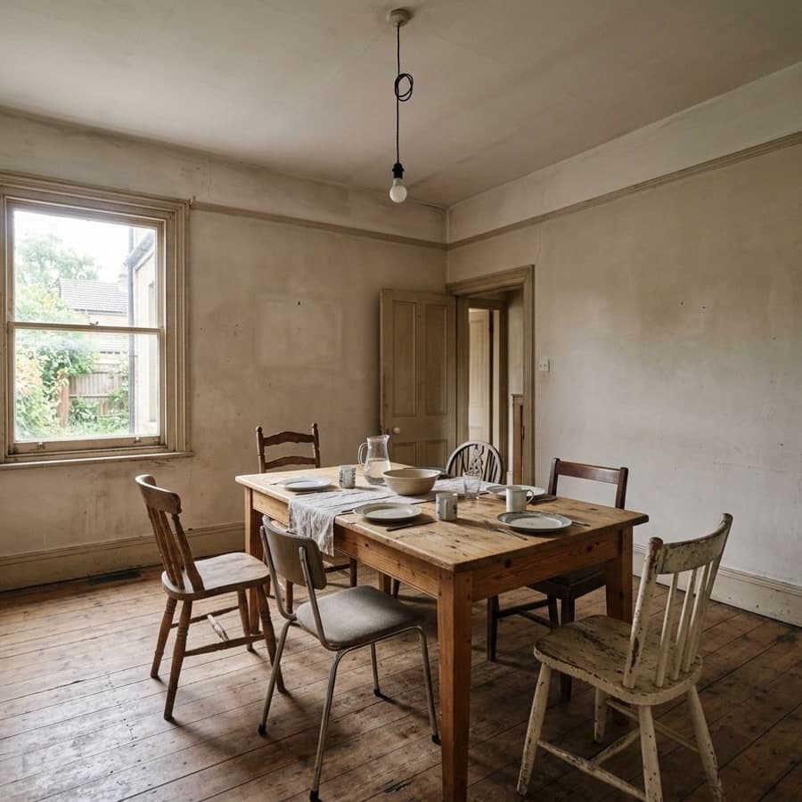 Dining Room before room AI redesign