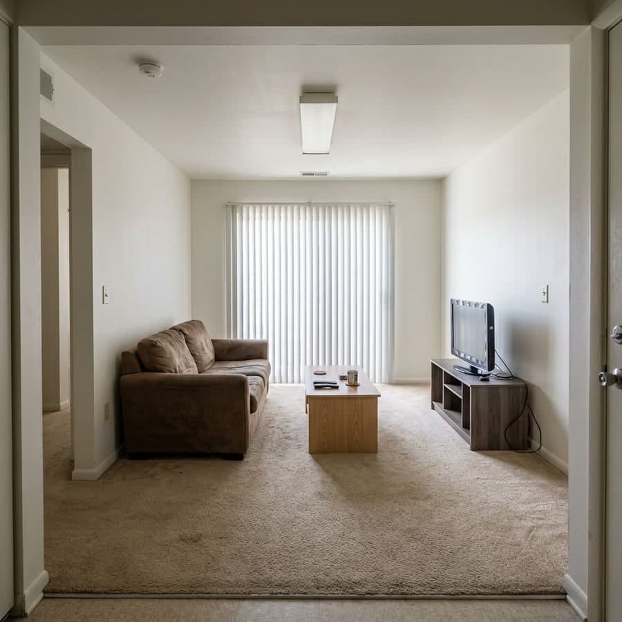 Living Room before room AI redesign