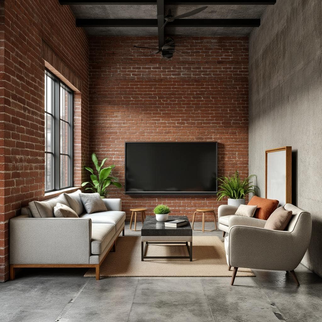Industrial interior design transformation