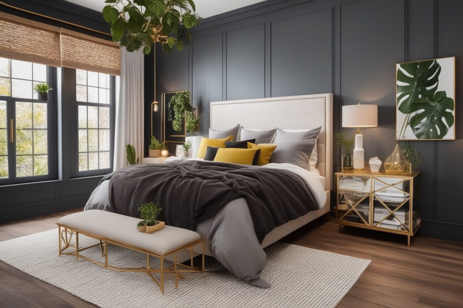 AI room design transformation 1 - before and after interior design using artificial intelligence