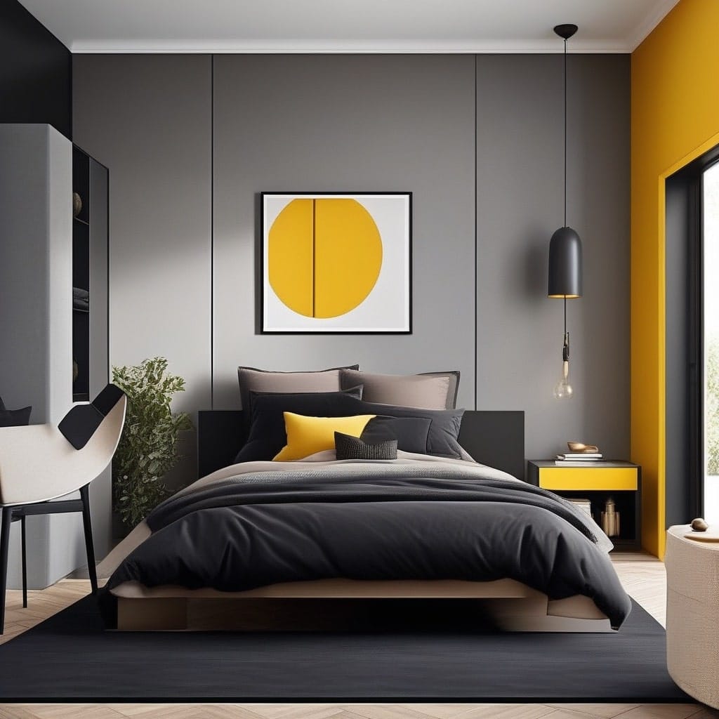 AI room design transformation 2 - before and after interior design using artificial intelligence