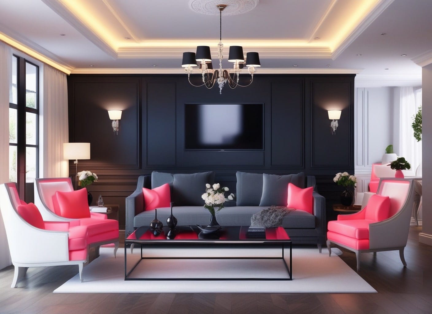 AI room design transformation 10 - before and after interior design using artificial intelligence