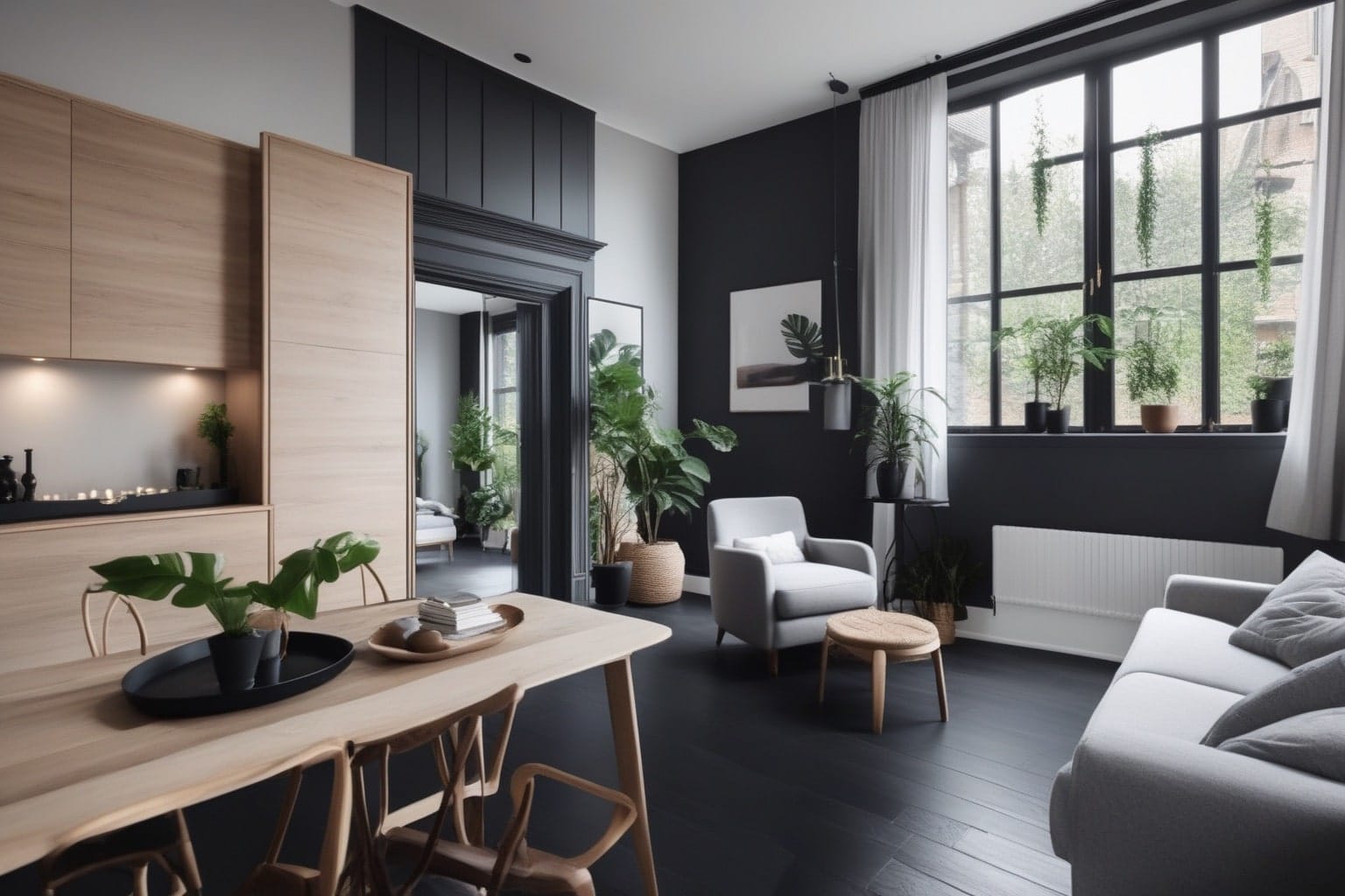 AI room design transformation 11 - before and after interior design using artificial intelligence