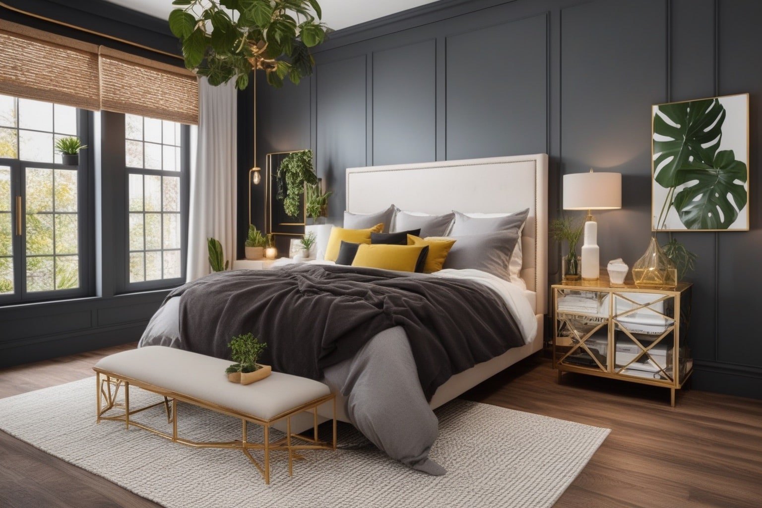 AI room design transformation 1 - before and after interior design using artificial intelligence