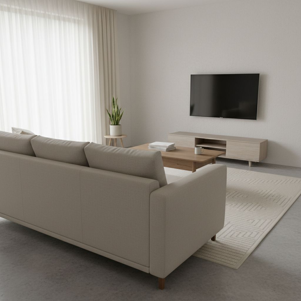 Before AI room design transformation — Modern Minimalist