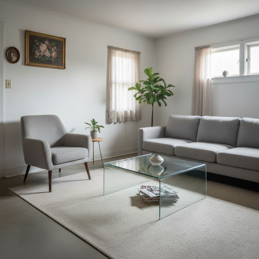 After AI room design transformation โ Modern Scandinavian