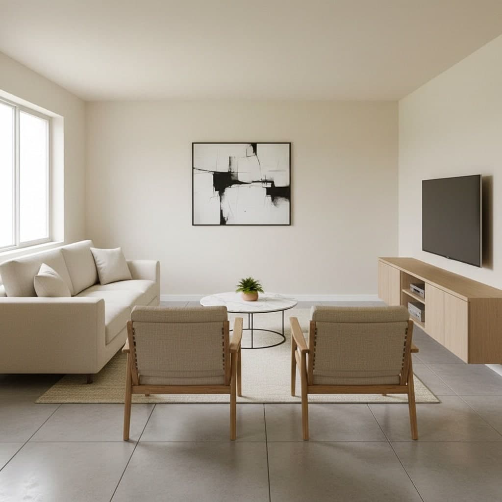 Modern Living Room after