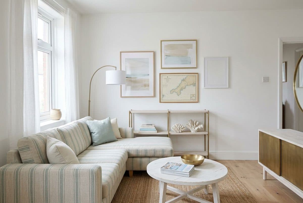 Living room after applying the chat's style