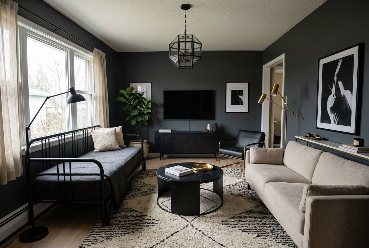 After AI room design transformation โ Modern Studio