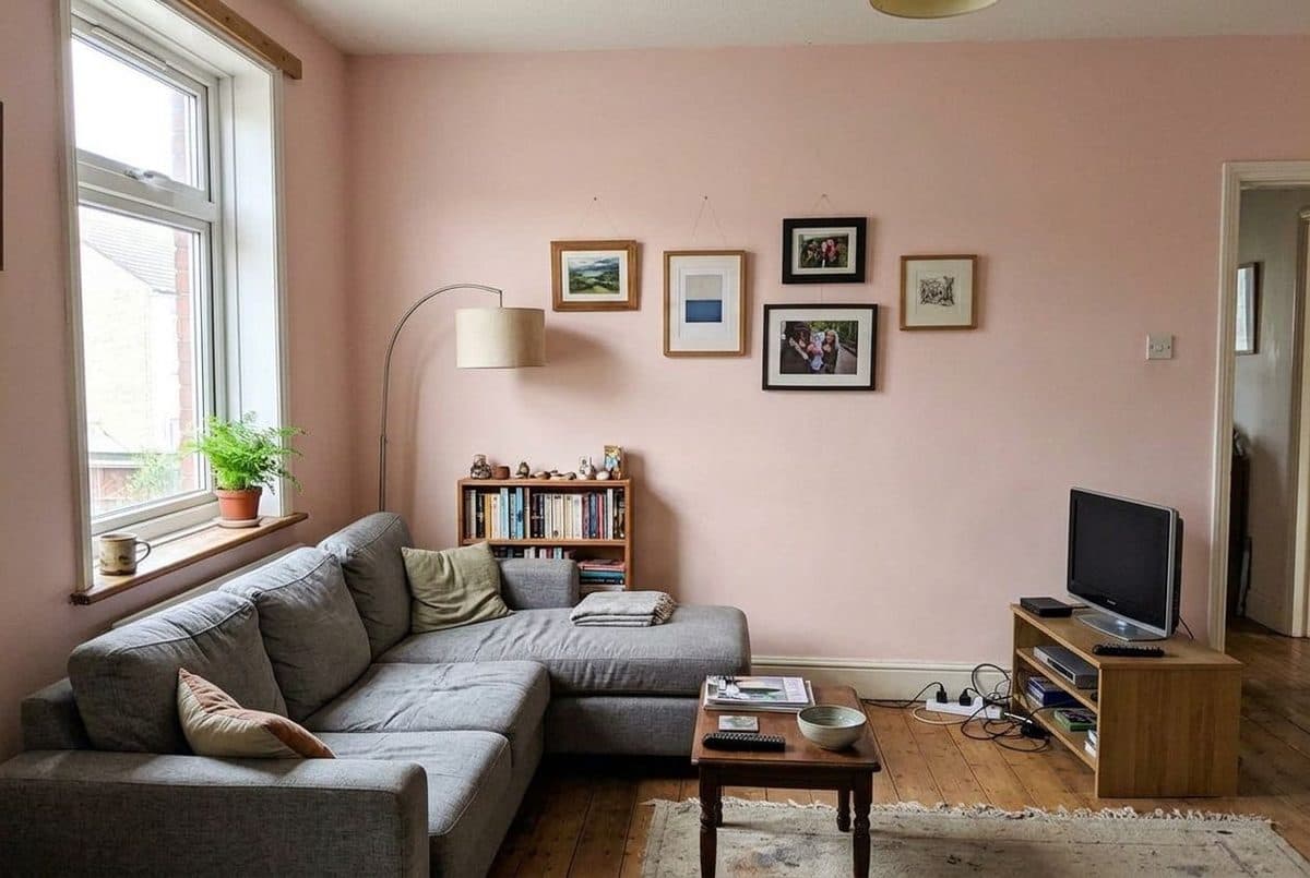 room blush pink an AI redesign