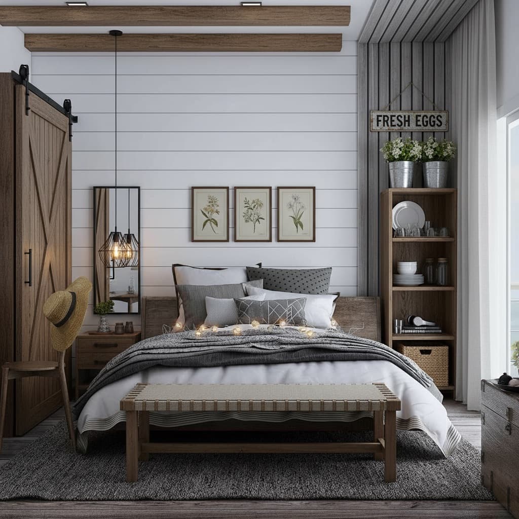 Farmhouse interior design style