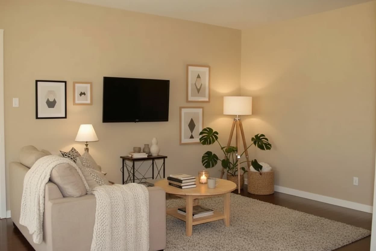 Cozy Scandinavian Makeover - After