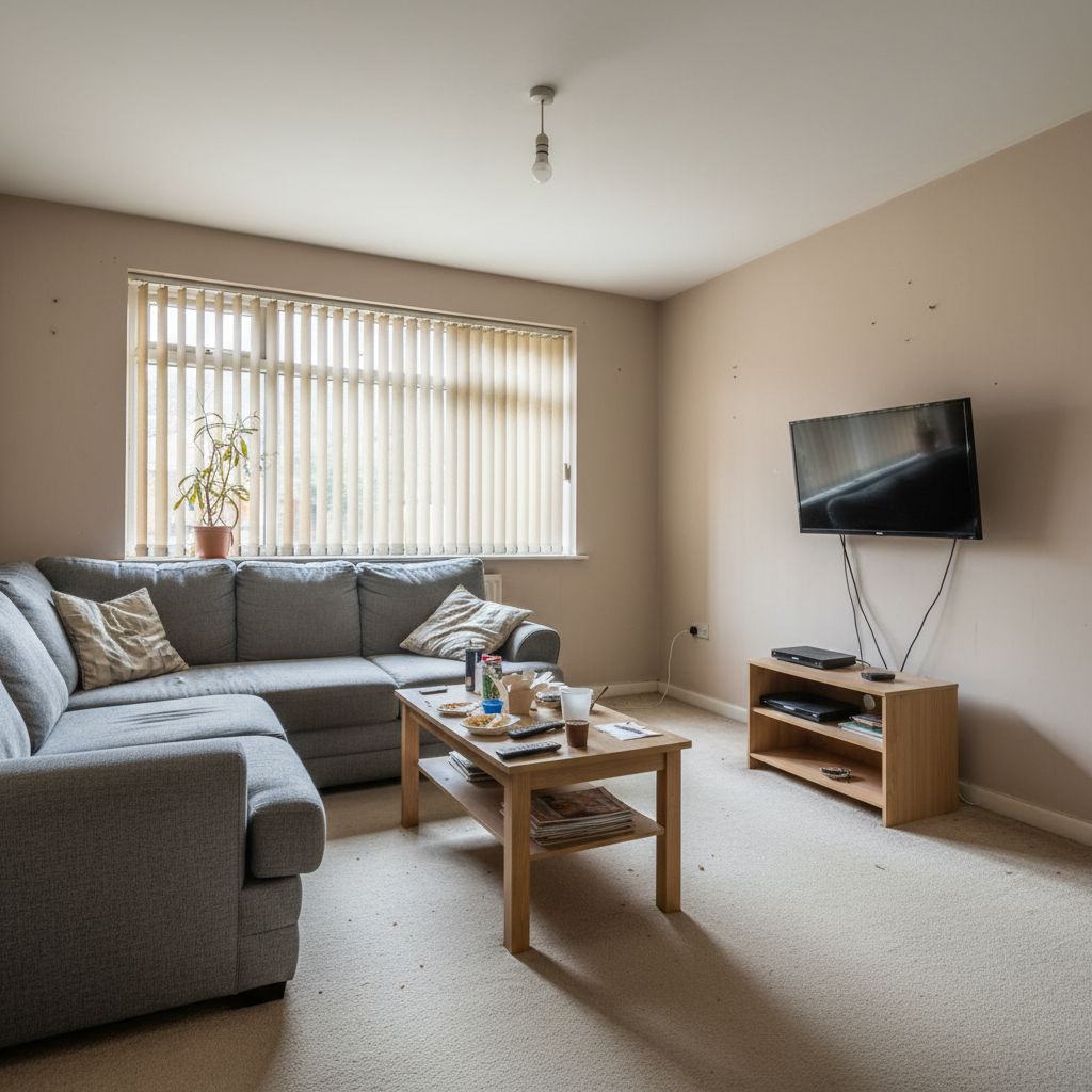 Before AI room design transformation — Modern Minimalist