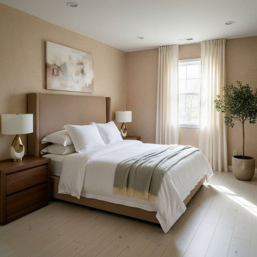 Quiet Luxury bedroom - AI redesign by Decoratly
