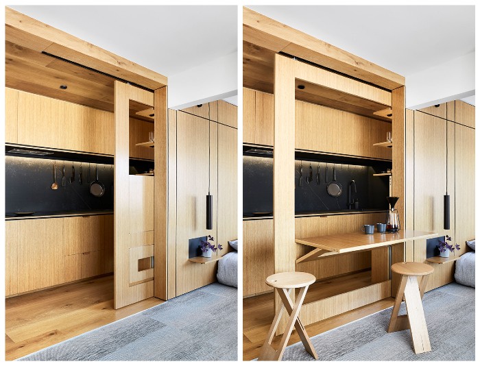 Placeholder for multi-functional furniture in a small living room