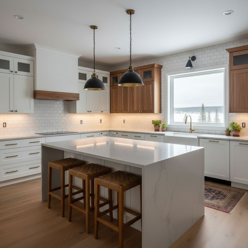 After transformation - Farmhouse Kitchen Renovation