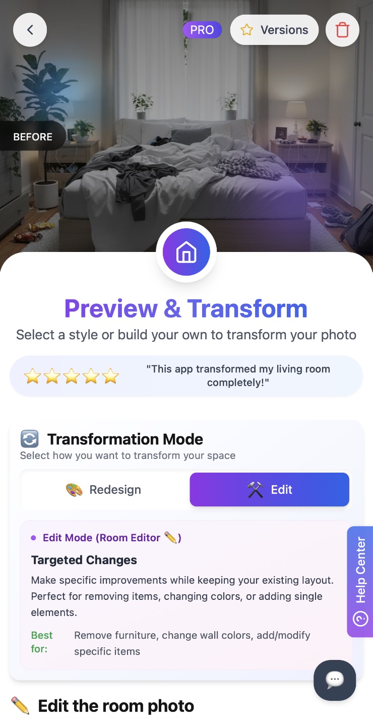 Step 4: Refine & Perfect Your Design feature demonstration