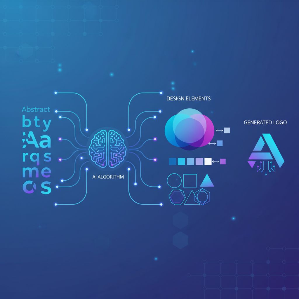 How AI powered logo maker technology works for creating professional logos