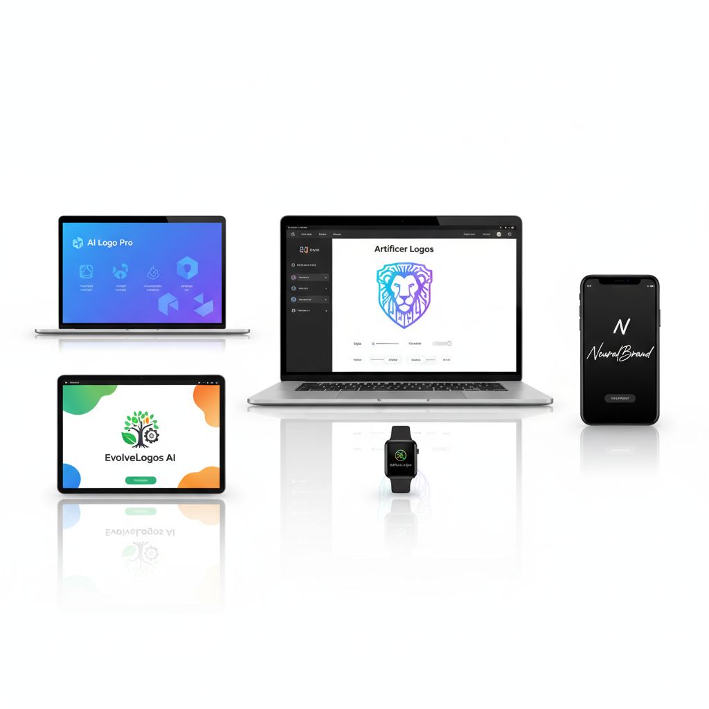 Comparison of best AI logo design tools and software for interior designers